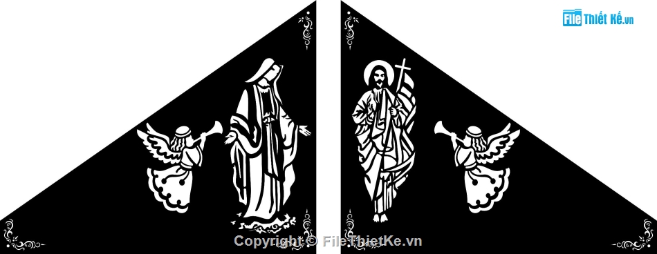 hoa văn,dxf hoa văn,công giáo,file cnc công giáo