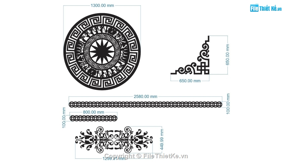 hoa văn cnc,file cnc hoa văn,mẫu cnc hoa văn