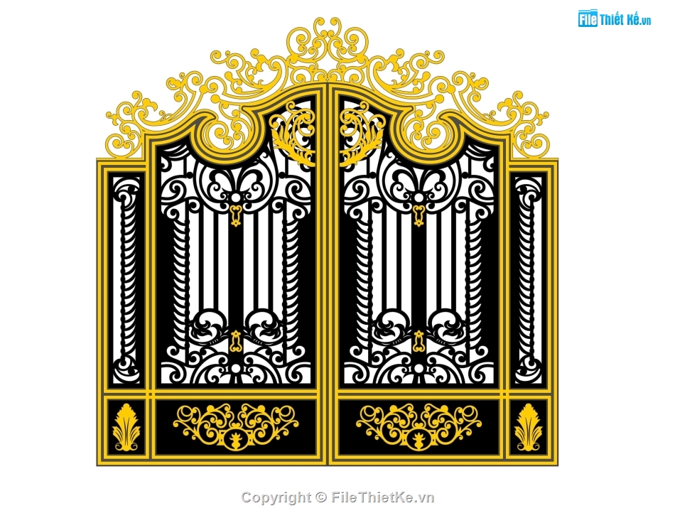 cổng biệt thự,cổng cnc biệt thự,cn cổng 2 cánh