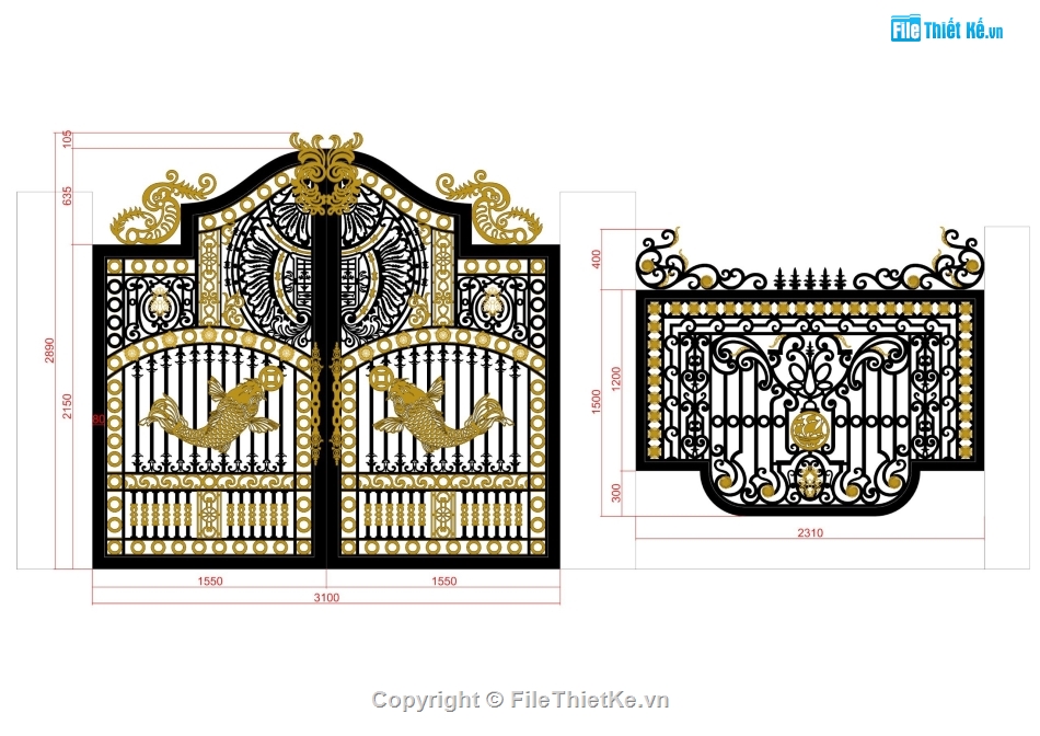 Cổng 2 cánh,file dxf cổng 2 cánh,cổng 2 cánh cnc file dxf,cổng 2 cánh cnc đẹp,cổng 2 cánh file cad