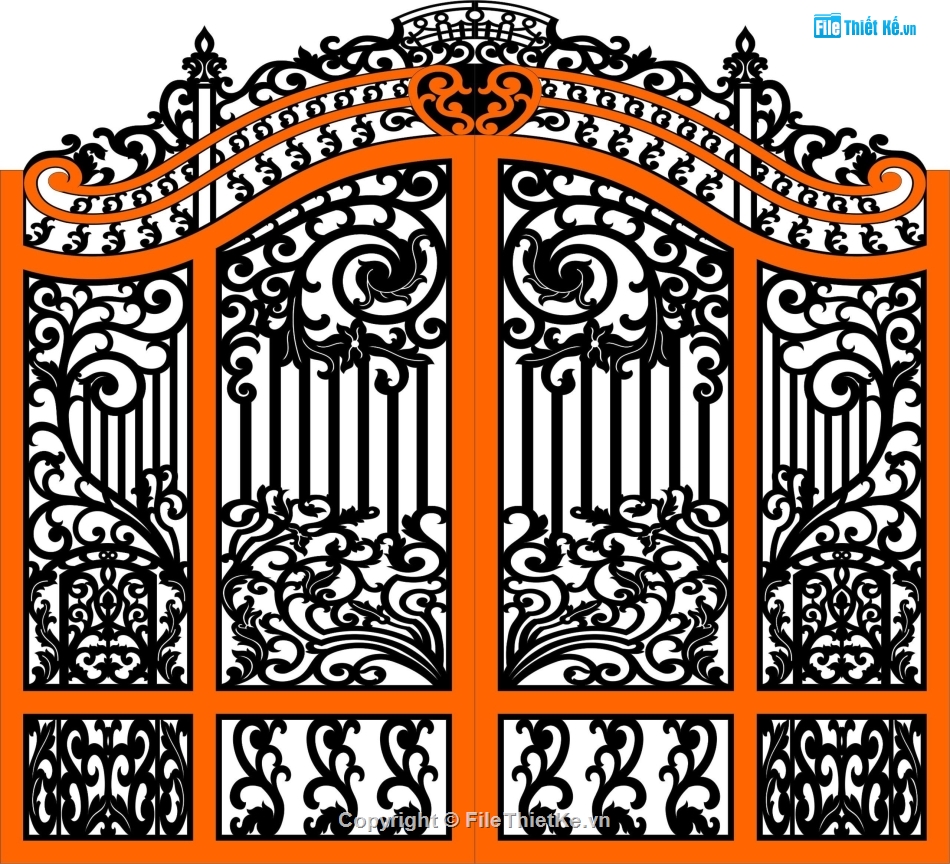 Cổng 2 cánh,Cổng 2 cánh CNC,Cổng CNC 2 cánh,File dxf cổng cnc,cổng 2 cánh file dxf