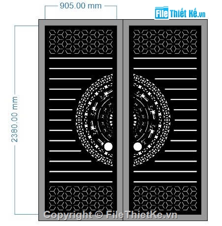 Cổng 2 cánh,cnc 2 cánh,Cổng trống đồng 2 cánh,bông tuyết