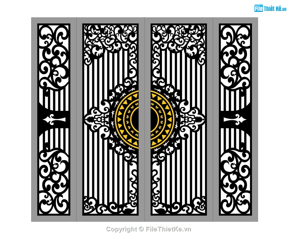 cổng 4 cánh cnc,cổng trống đồng cnc,cổng cnc trống đồng