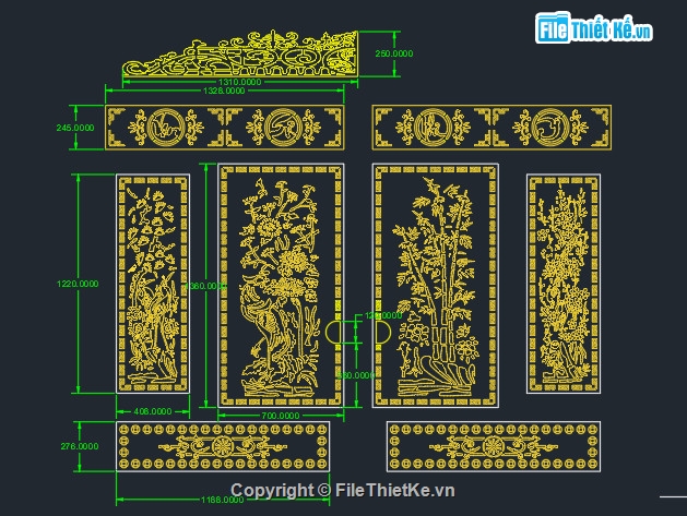 File dxf Cổng CNC đẹp,File cad cổng cnc,Cổng cnc file cad,Mẫu cổng cnc file dxf