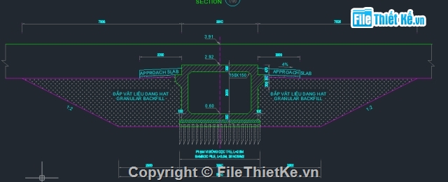 Cống hộp,kết cấu,cửa van,cống hộp 2x3m,bản vẽ cống hộp