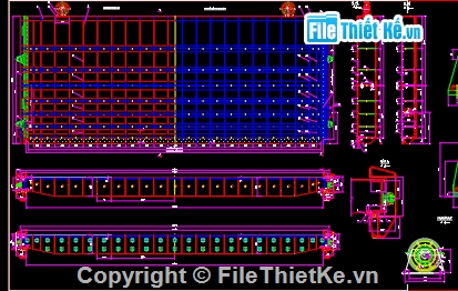 Cửa van 40m,cửa van phẳng,cửa van cống đồng bằng,thiết kế cửa van B=40m