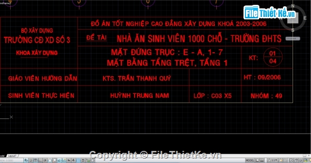 Nhà ăn 1000 chỗ,nhà ăn sinh viên,Nhà ăn 3 tầng