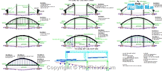 đồ án tốt nghiệp,bộ đồ án tốt nghiệp cầu,cầu đúc hẫng,cầu vòm,giao thông vận tải,đại học