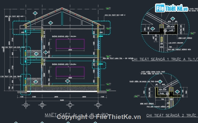 bản vẽ trường học,10 phòng học,đầy đủ từ kiến trúc