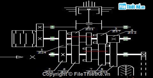 thiết kế hộp số,thiết kế máy,thiết kế xe