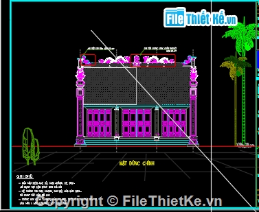 đền thờ,nhà thờ,Nhà thờ họ,nhà chữ L,mẫu nhà thờ,cad nhà thờ