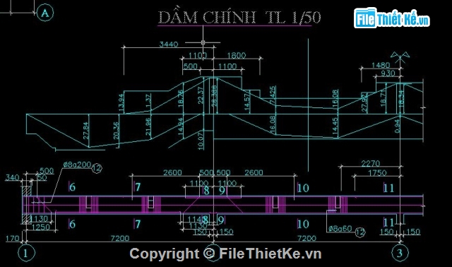 thuyết minh thiết kế,đủ bản vẽ và thuyết minh,ĐỒ ÁN BÊ TÔNG CỐT THÉP 1