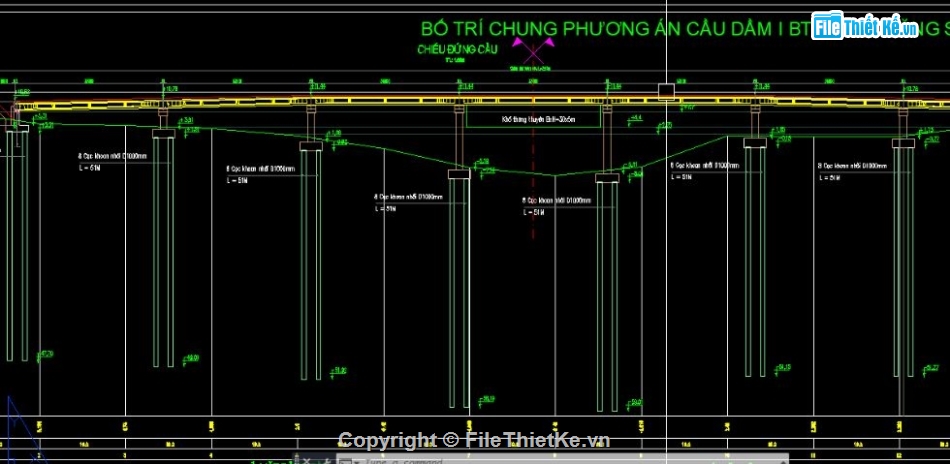 Đồ án thép,Bê tông cốt thép I 33,Dầm T 33m,Dầm I 33 m căng sau