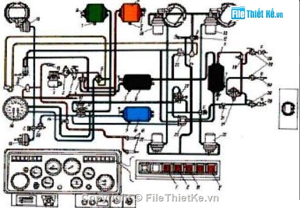 chẩn đoán kỹ thuật phanh,hệ thống phanh khí nén,phanh ô tô tải,quy trình kiểm tra phanh