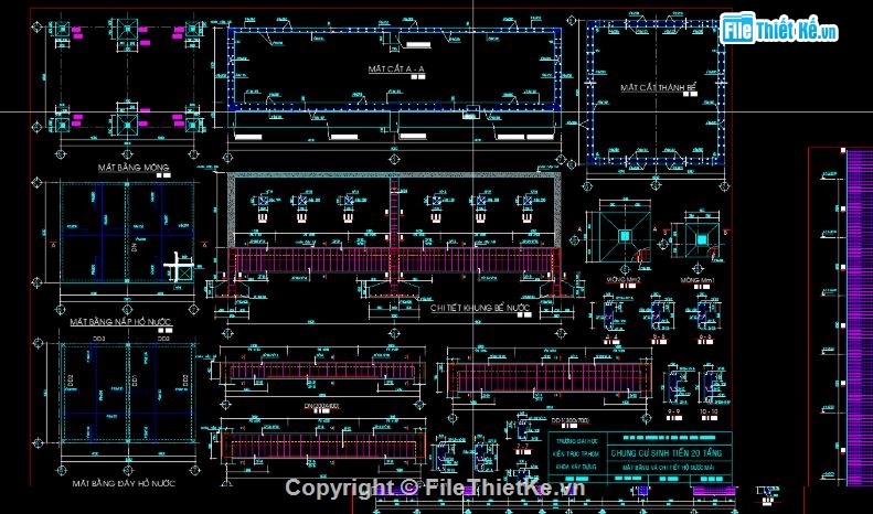 Đồ án chung cư 20 tầng,chung cư 20 tầng,file cad chung cư