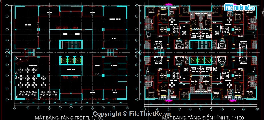 Đồ án chung cư 20 tầng,chung cư 20 tầng,file cad chung cư