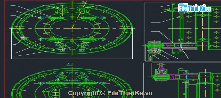 cơ cấu phanh xe tải,cơ cấu phanh xe,file cad cơ cấu phanh xe
