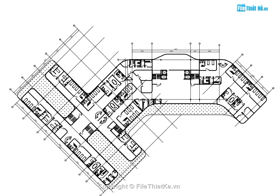 đồ án bệnh viện,mô hình revit,phối cảnh d5 render,bệnh viện đa khoa