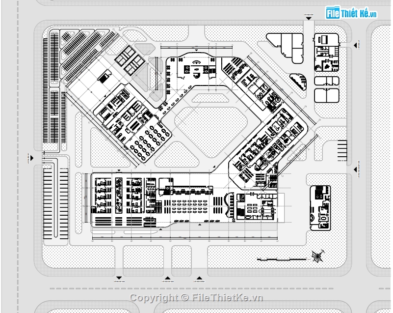 đồ án bệnh viện,mô hình revit,phối cảnh d5 render,bệnh viện đa khoa