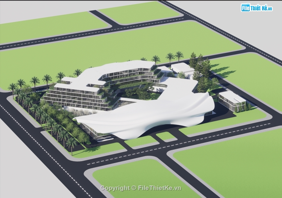 đồ án bệnh viện,mô hình revit,phối cảnh d5 render,bệnh viện đa khoa