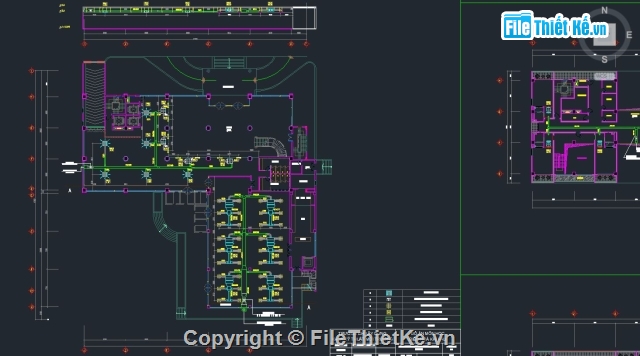 Cad điều hòa,đồ án điều hòa,Đồ án điện lạnh,Cad đồ án