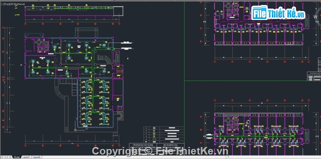 Cad điều hòa,đồ án điều hòa,Đồ án điện lạnh,Cad đồ án