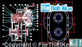 hệ thống hộp số,đồ án hệ thống hộp số,hệ thống hộp số cad
