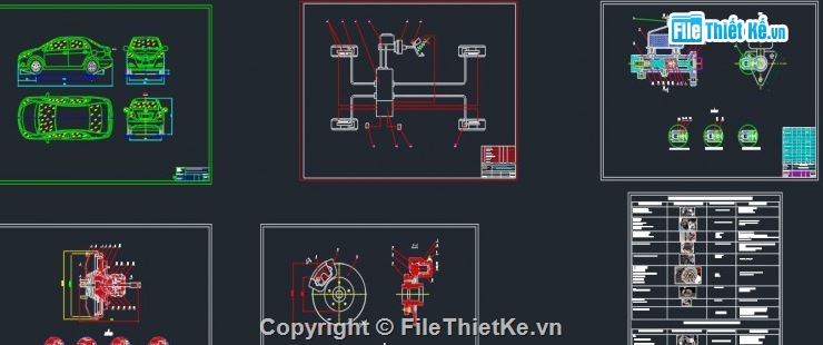 Đồ án phanh,hệ thống phanh xe,hệ thống phanh xe toyota camry