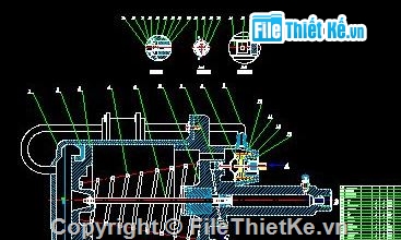 hệ thống phanh xe,phanh xe tải,cad phanh xe tải