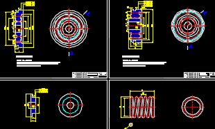 hệ thống treo xe tải,treo xe tải,file cad hệ thống treo xe