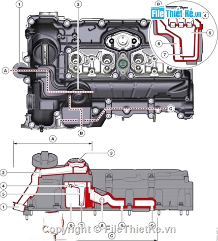 khai thác động cơ,Đồ án khai thác động cơ 1AZ-FE,Đồ án