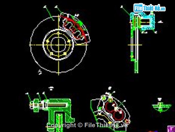 hệ thống phanh,Chevrolet Captiva,đồ án ô tô,bản vẽ kỹ thuật