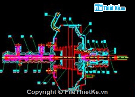 hệ thống phanh,Ford Escape,đồ án ô tô,bản vẽ cad 2D