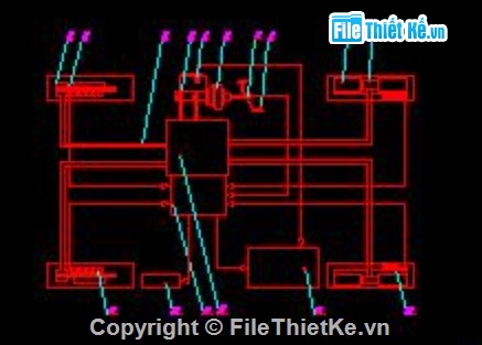 hệ thống phanh,Ford Escape,đồ án ô tô,bản vẽ cad 2D