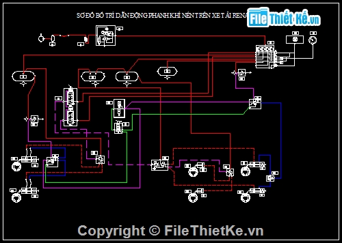 Đồ án phanh,hệ thống phanh xe,hệ thống phanh khí nén