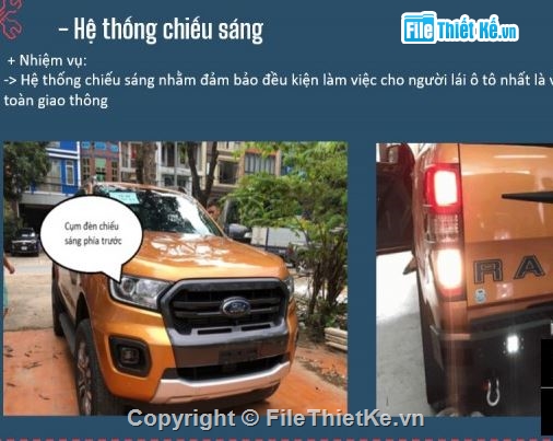 hệ thống điện,Đồ án,xe thân,hệ thống điện thân xe ford ranger 2017