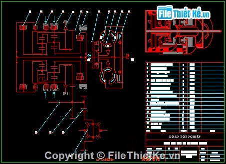Đồ án,hộp số tự động F4A4B,Đồ án khảo sát hộp số tự động