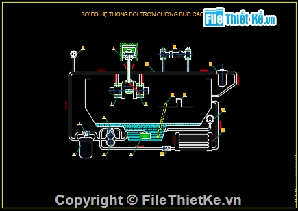 hệ thống bôi trơn,hệ thống bôi trơn xe Honda CR-V,bản vẽ đồ án xe