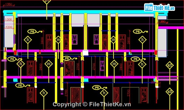 kiến trúc 14 tầng,kiến trúc chung cư,chung cư Phước Long,đồ án chung cư