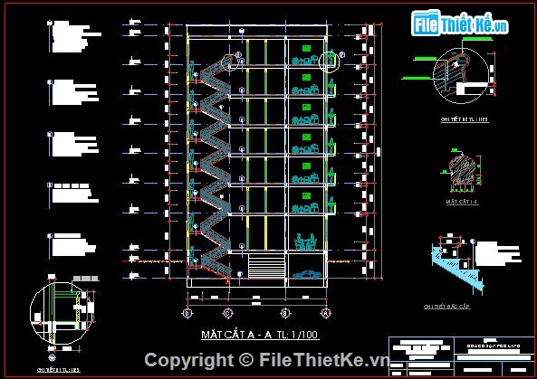 thiết kế khách sạn,khách sạn 8 tầng,thiết kế khách sạn 8 tầng,kiến trúc khách sạn,đồ án khách sạn