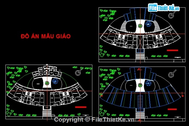 Bản vẽ đồ án trường mầm non,Đồ án trường mầm non (đồ án k4),Đồ án trường mầm non,kiến trúc mầm non,bản vẽ trường mẫu giáo