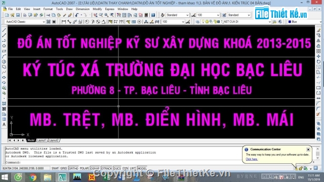 Đồ án ký túc xá,Ký túc xá,Ký túc xá trường học,Ký túc xá 10 tầng