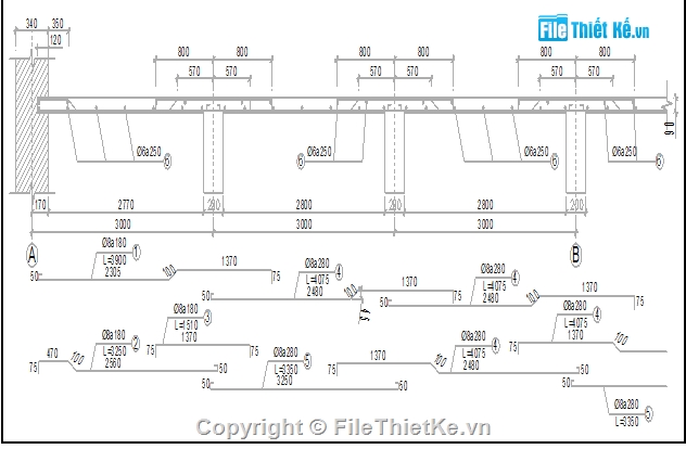 Đồ án,mẫu,Bản vẽ autocad,Mẫu bê tông cốt thép