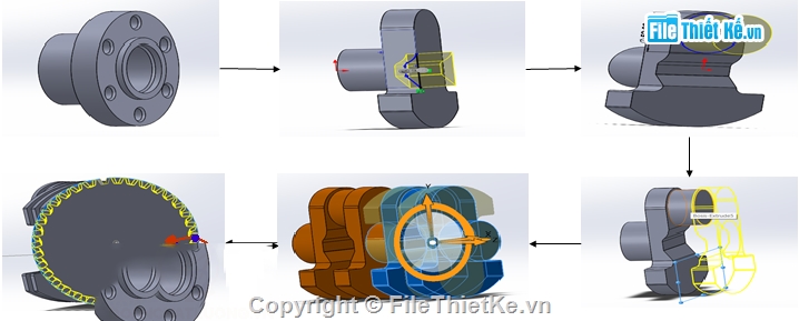 cơ khí trục khuỷu thanh truyền đồng cơ xăng,đồ án cơ khí,file cad đồ án cơ khí