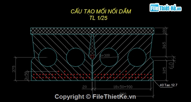 Đồ án,dầm bản,bản rỗng,dự ứng lực,căng trước,bê tông cốt thép dự ứng lực