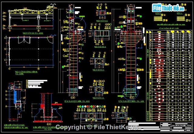 đồ án bê tông cốt thép,đồ án btct,đồ án bê tông,nhà công nghiệp lắp ghép,khung ngang nhà công nghiệp