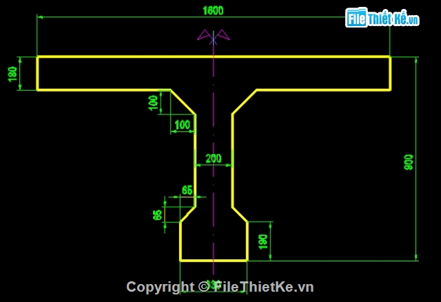 Đồ án,bản vẽ dầm l=9m,đồ án môn học,22tcn272-05,bê tông cốt thép thường,dầm chữ t