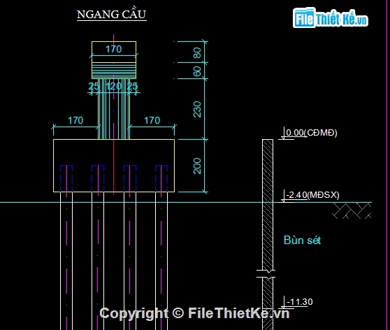 Đồ án,Đồ án nền móng,nền,móng,Đồ án nền móng đầy đủ,fbpier