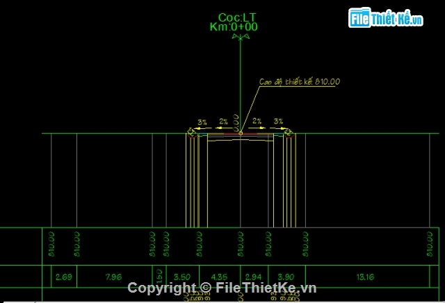 thiết kế đường,đồ án môn học,đường cấp 4,đường đồng bằng,thiết kế tuyến