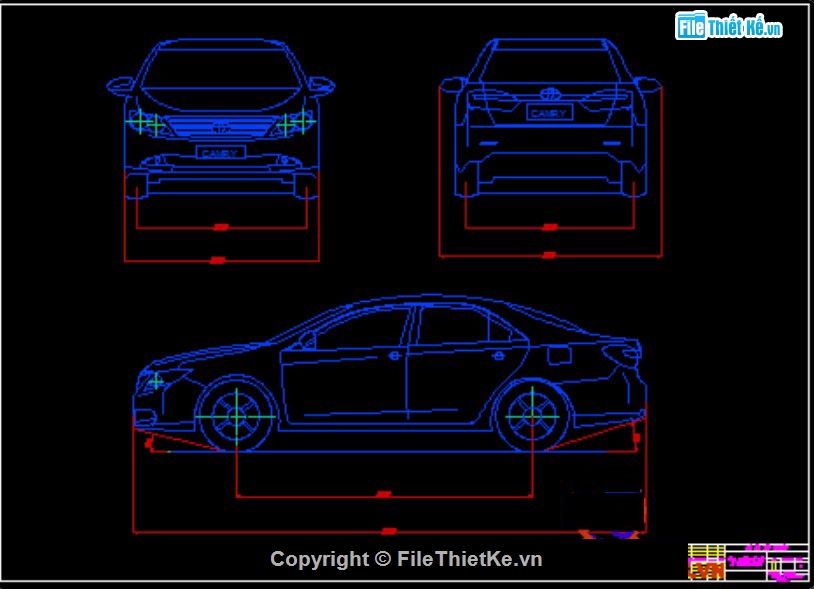 Đồ án phanh,hệ thống phanh xe,TOYOTA CAMRY